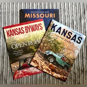 💜 Kansas & Missouri Travel Ephemera Guides